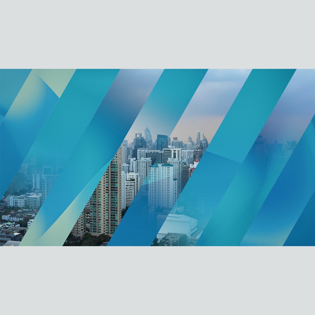 カラフルなストライプのトランジション