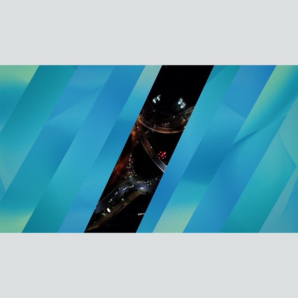 カラフルなストライプのトランジション