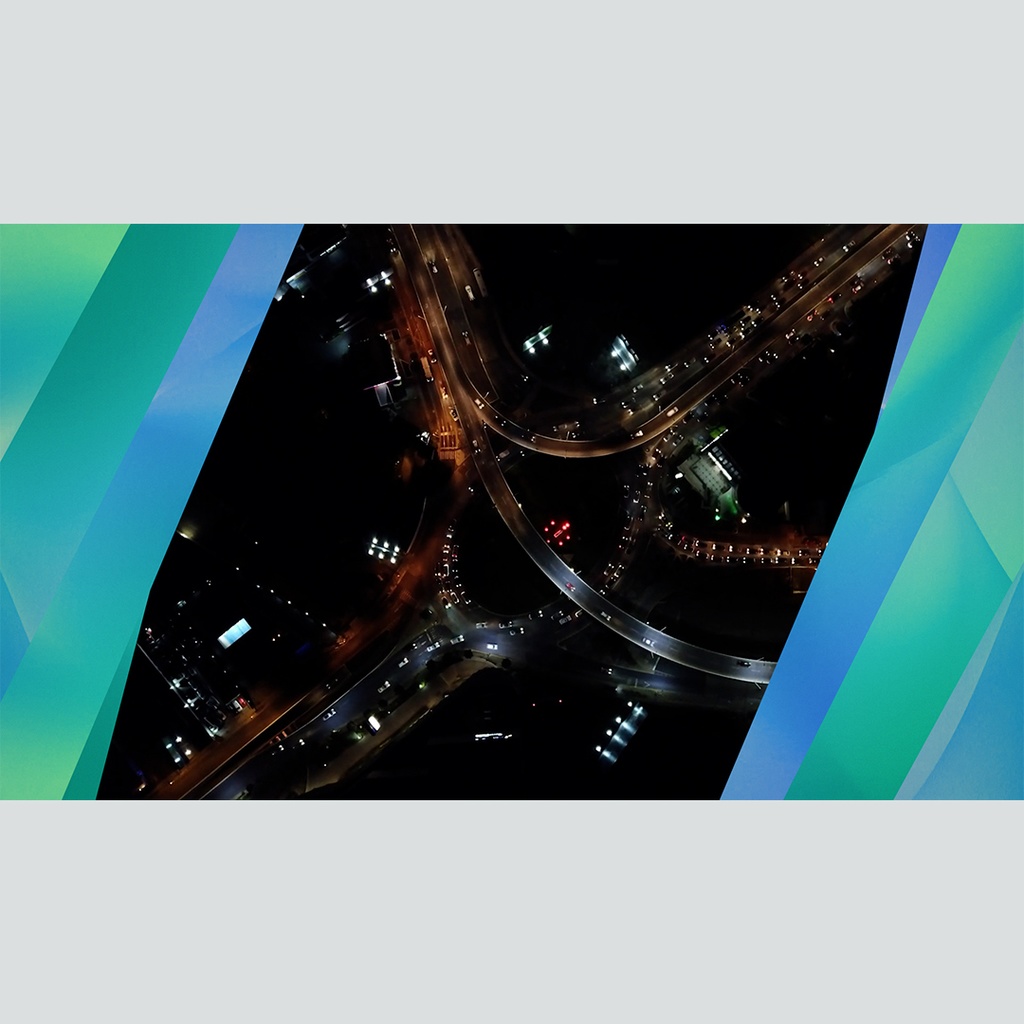 カラフルなストライプのトランジション