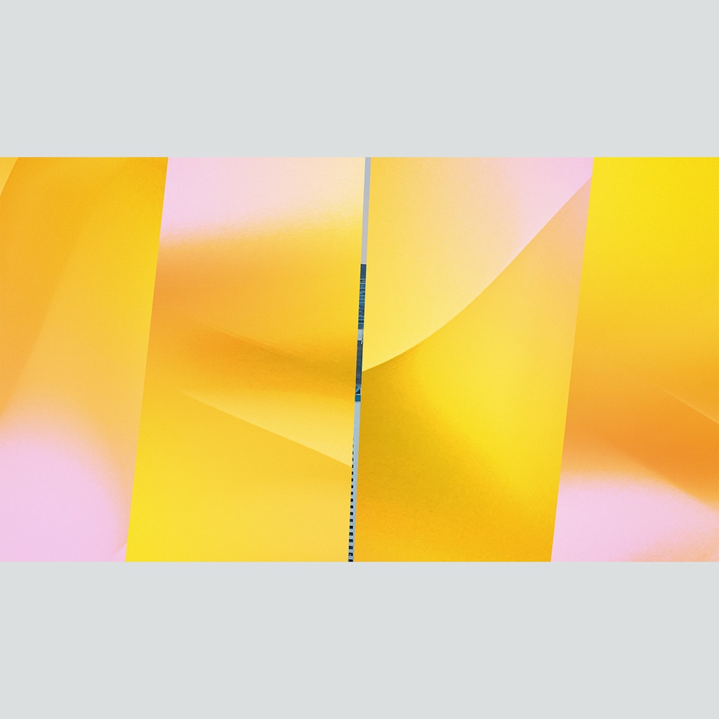 カラフルなストライプの回転トランジション