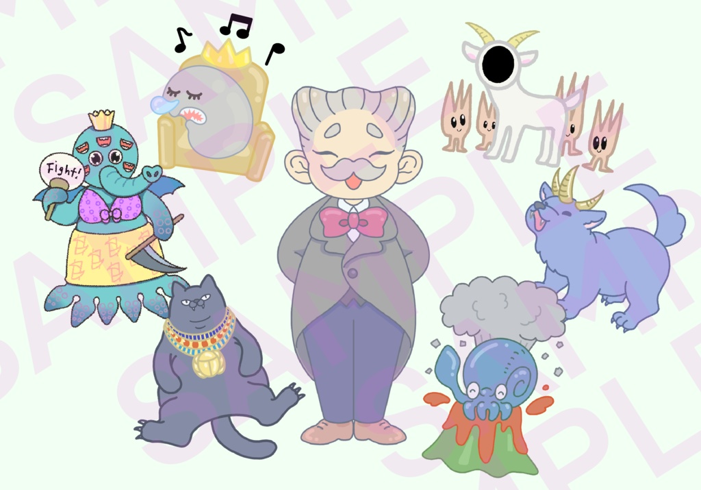 ゆるふわ神話生物素材 【SPLL:E195947】