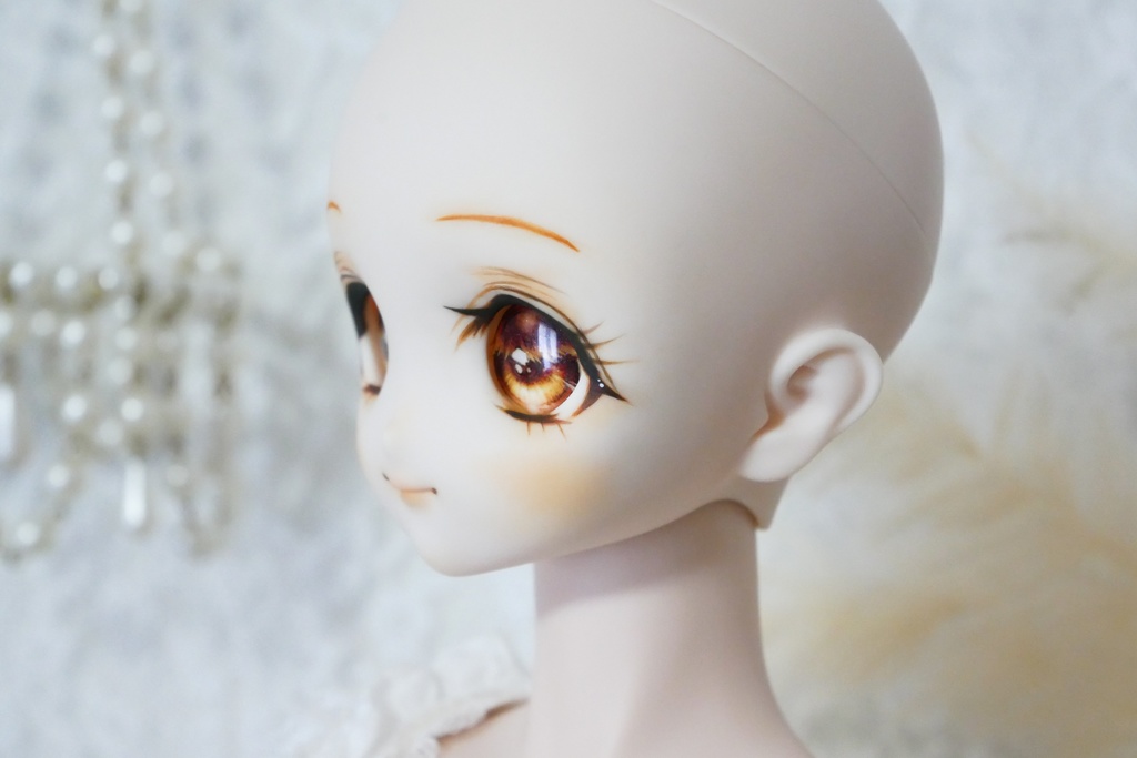 DDH-22 ☆セミホワイト肌☆カスタムヘッド☆LuminousdollヘッドSelene