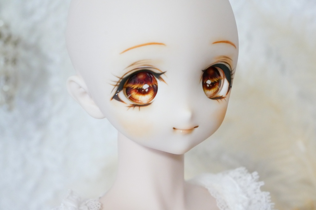 DDH-22 ☆セミホワイト肌☆カスタムヘッド☆LuminousdollヘッドSelene