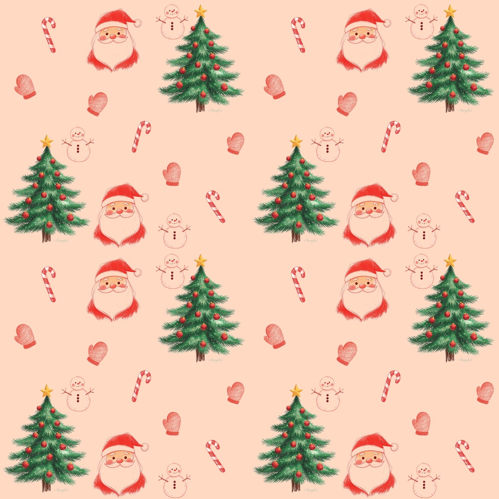 サンタのデジタルペーパー