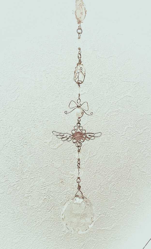 オーダー品 サンキャッチャーの金属の飾り エンジェル