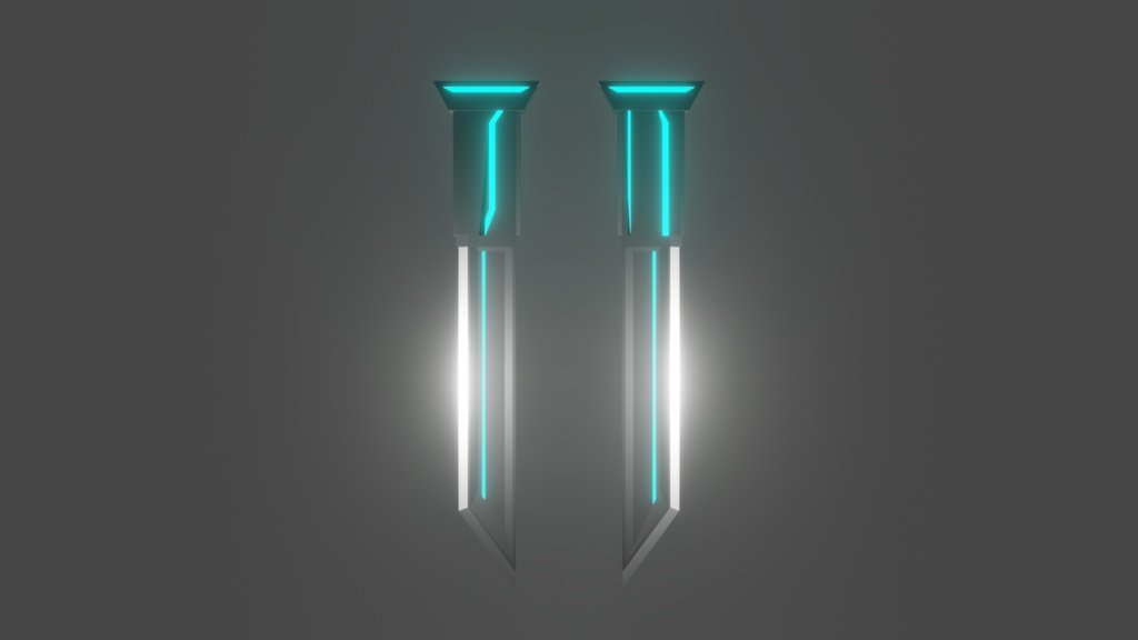 近未来武器三点セット(3Dモデル)