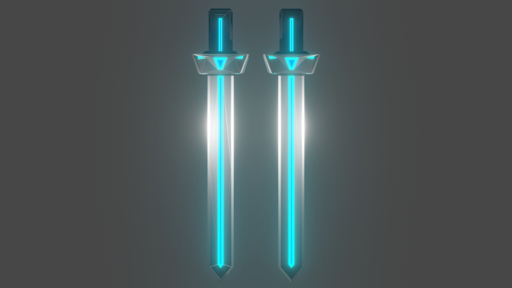 近未来武器三点セット(3Dモデル)