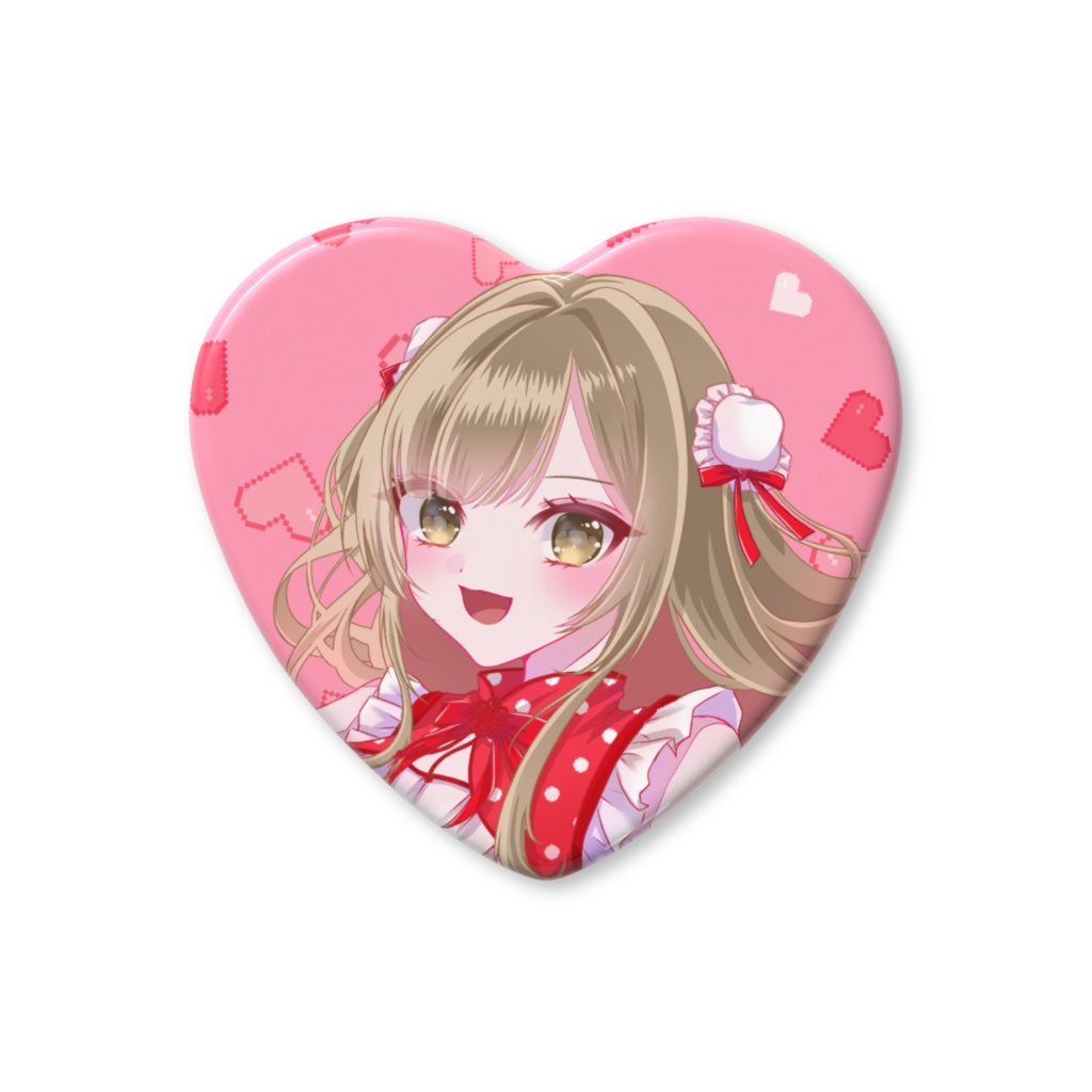 【缶バッチ】LibertaGirls🎀 Valentine🍫collection2026【Minq/月宮ぱな/シア・オフィーリア】