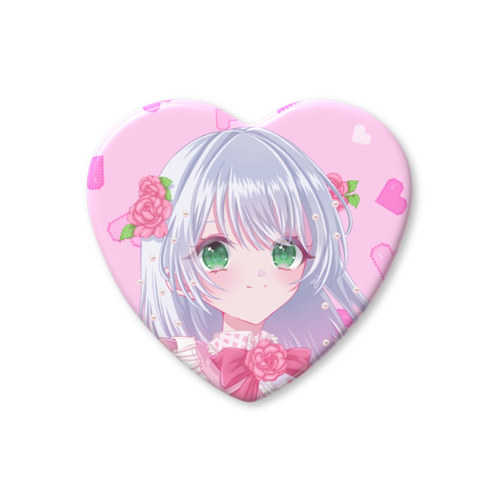 【缶バッチ】LibertaGirls🎀 Valentine🍫collection2026【Minq/月宮ぱな/シア・オフィーリア】