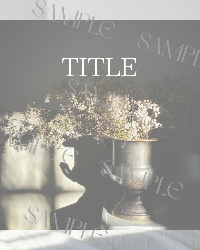 ELEGANT|Canva Instagram投稿テンプレート