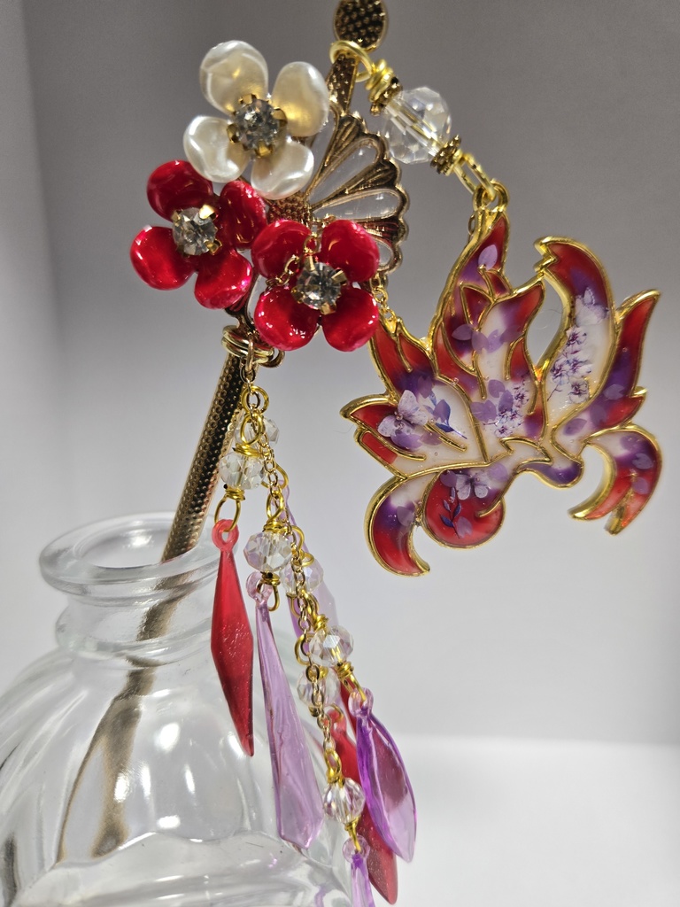 九尾かんざし(ハンドメイド)