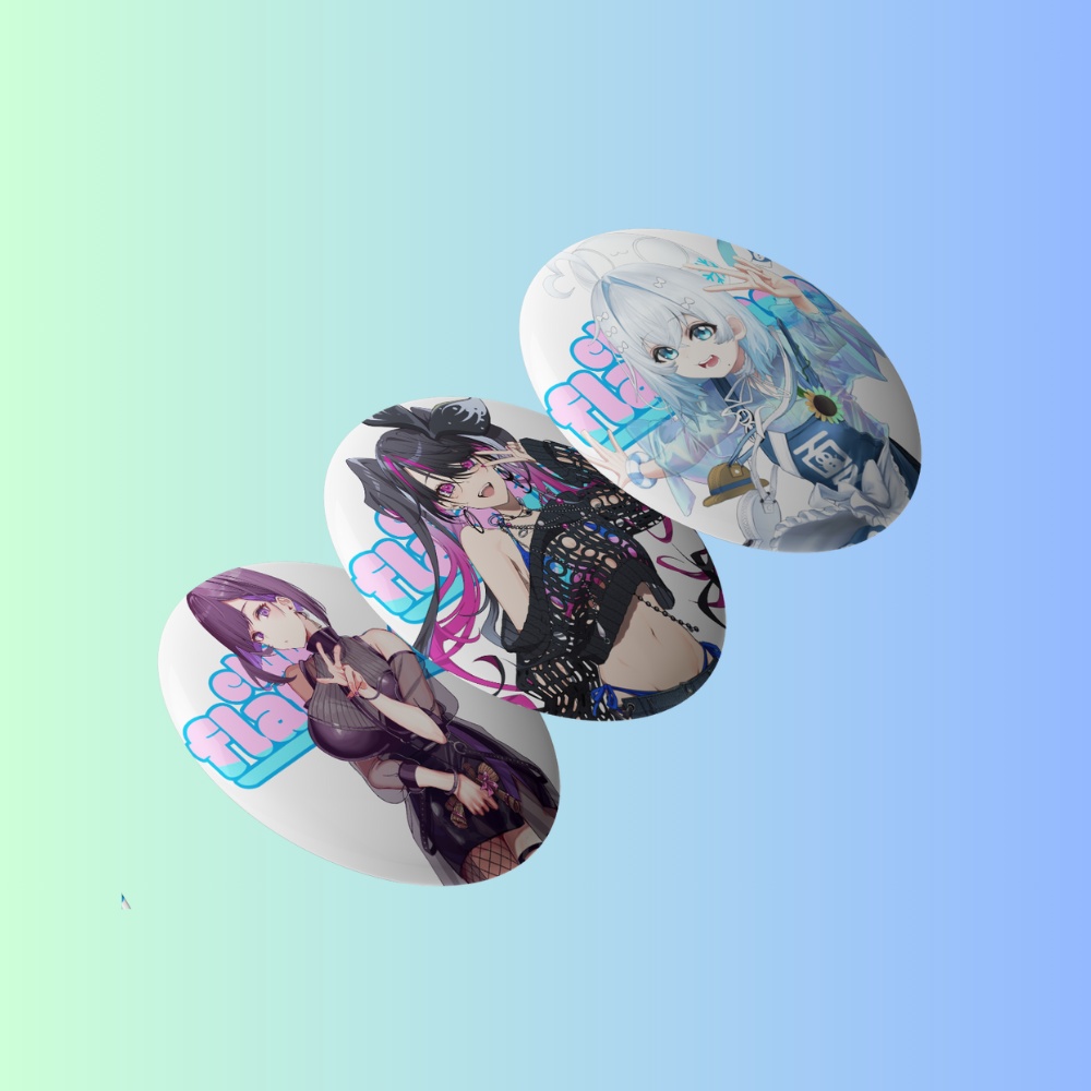 【club flamingo】缶バッジ（ランダム全3種）