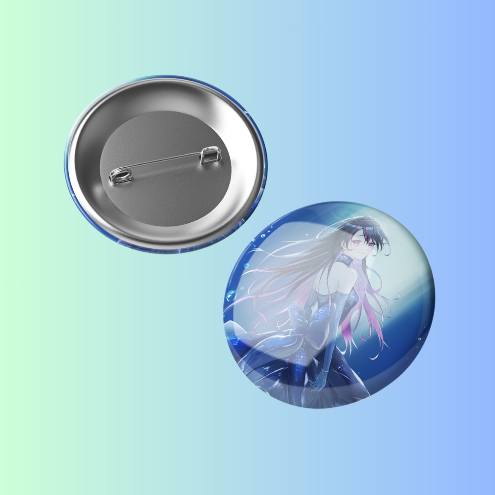 【音零くじら生誕グッズ】ビッグ缶バッジ