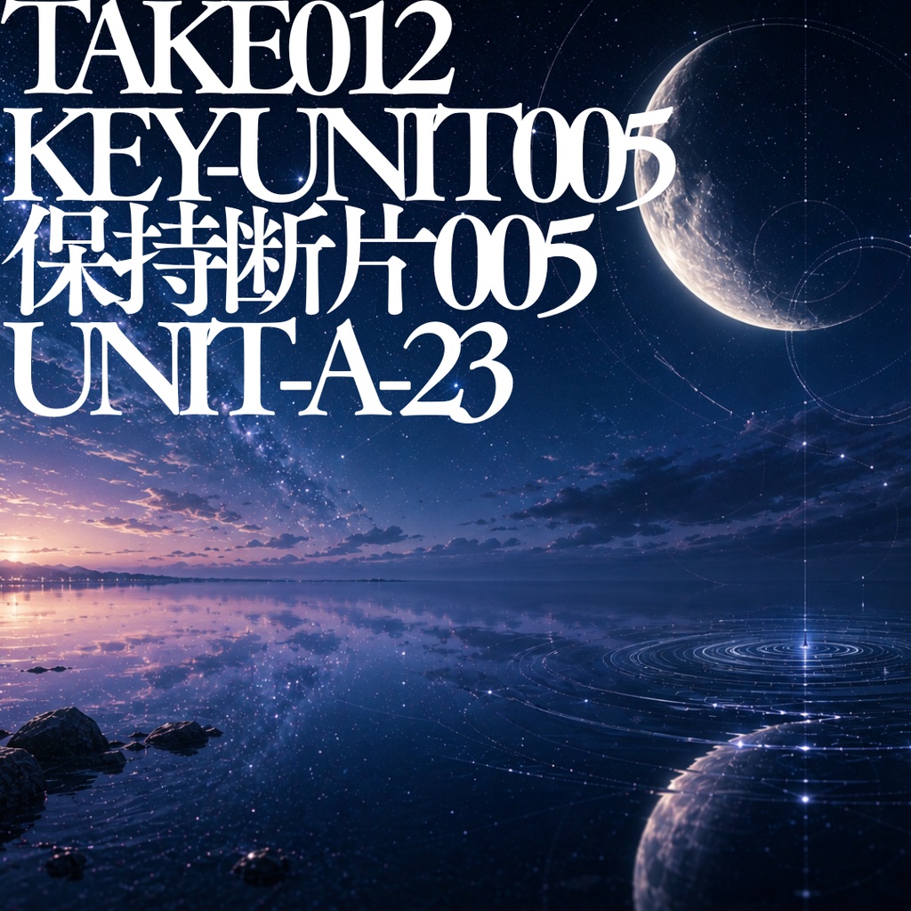TAKE012 /KEY-UNIT005 / 保持断片005 / UNIT-A-23