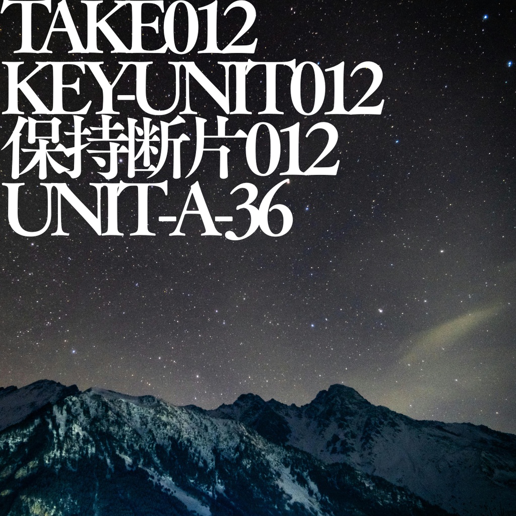 TAKE012 /KEY-UNIT012 / 保持断片012 / UNIT-A-36