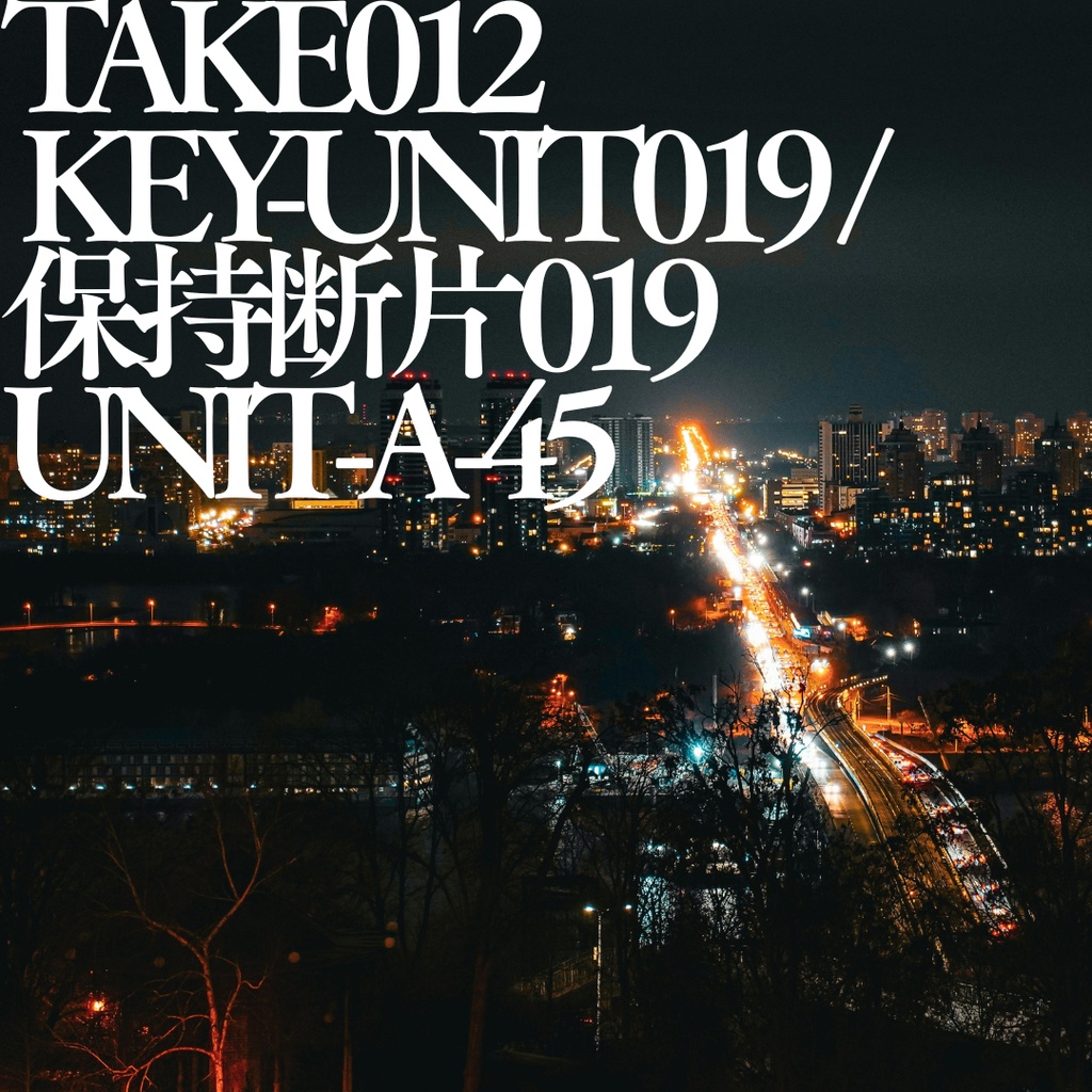 TAKE012 /KEY-UNIT019 / 保持断片019 / UNIT-A-45