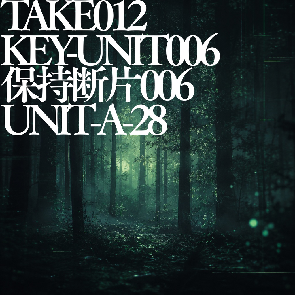 TAKE012 /KEY-UNIT006 / 保持断片006 / UNIT-A-28