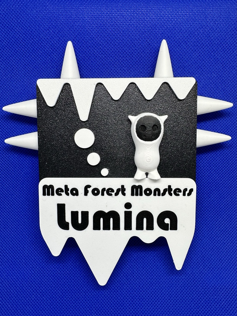 Meta Forest Monsters Lumina (3D Print Canvas )