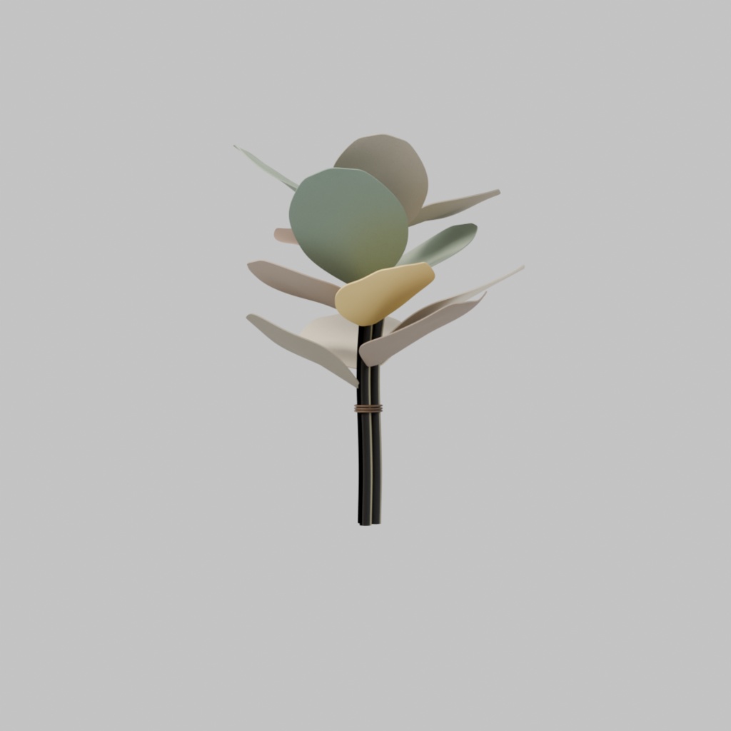 ナチュラルドライフラワー|Dried Flower - 3Dモデル素材