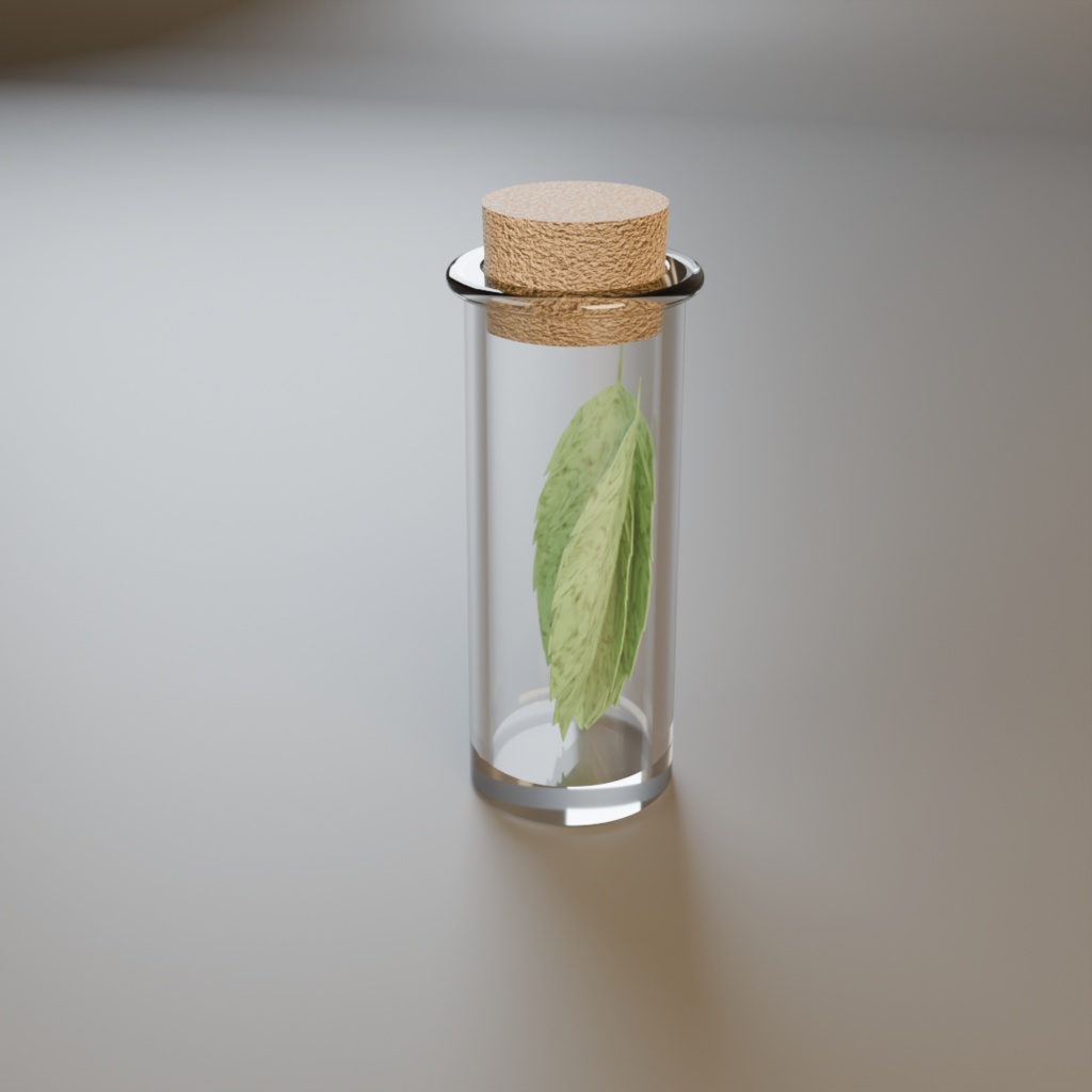 瓶詰薬草セット(乾燥ハーブ3種)|中世ファンタジー素材