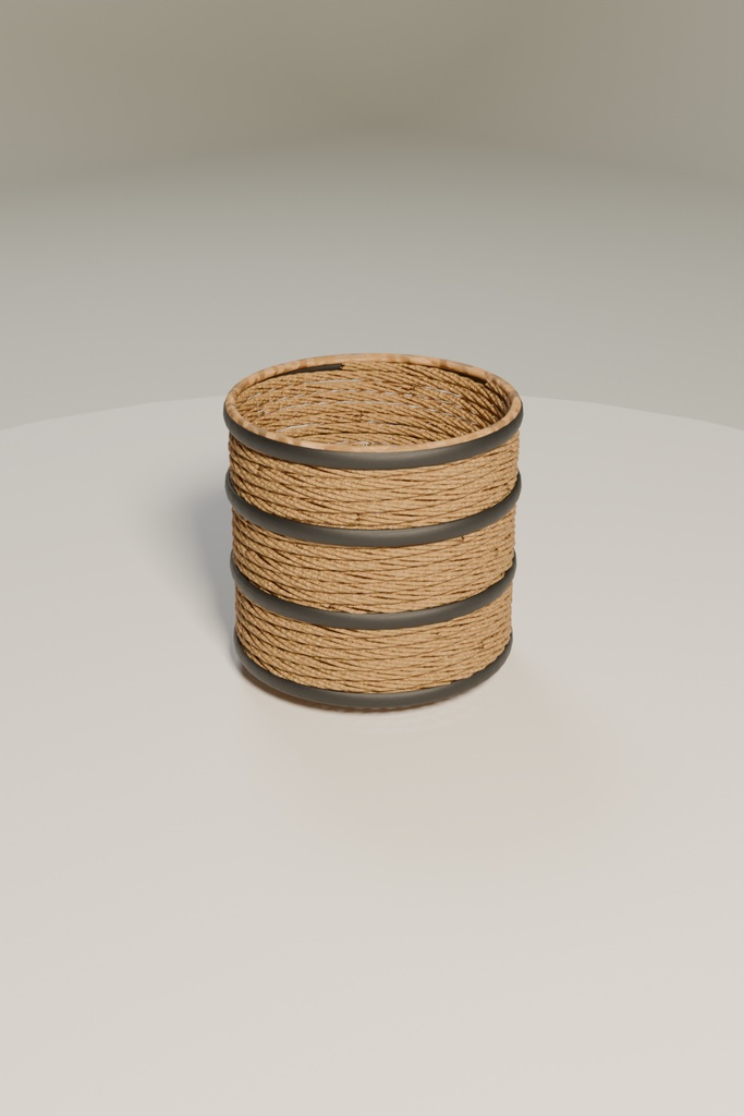 中世ファンタジー小物|編み籠セット(3種)