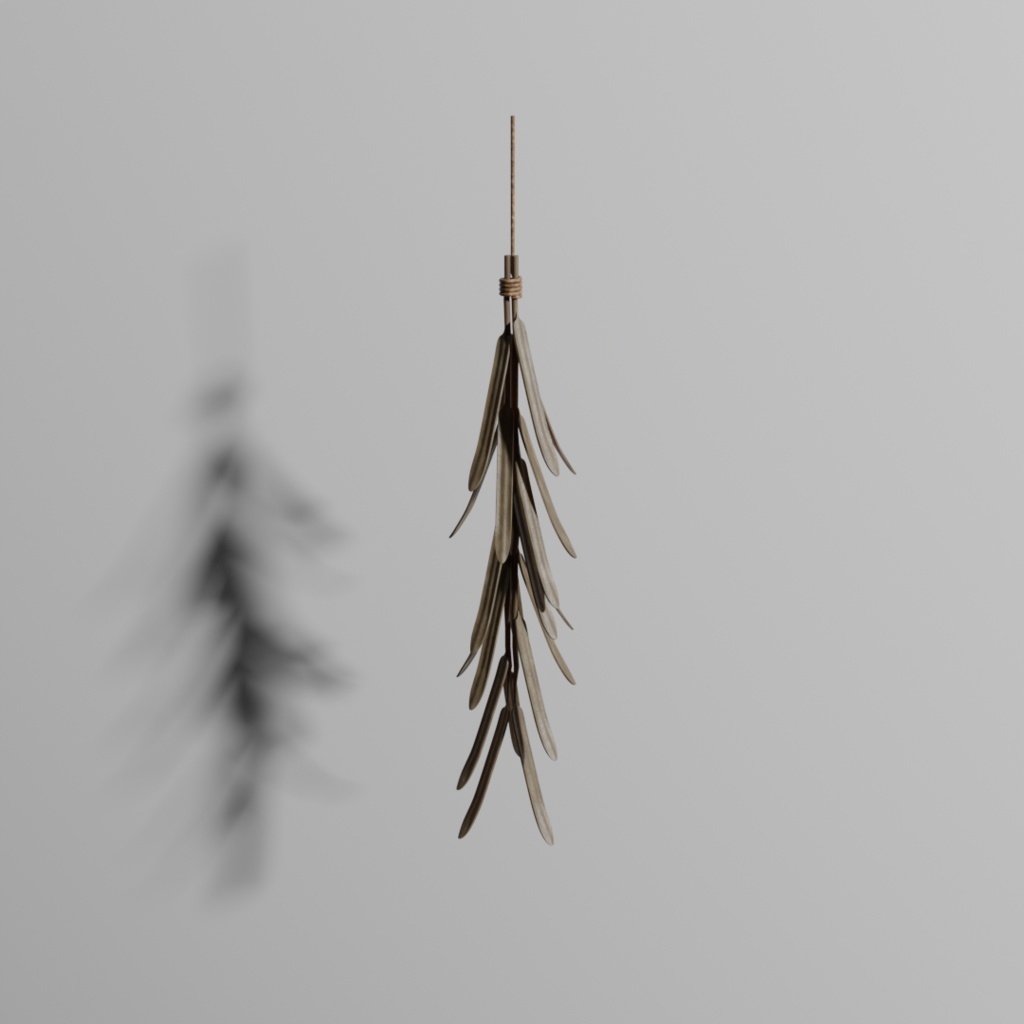 吊りハーブ素材セット(3種)|中世ファンタジー風素材