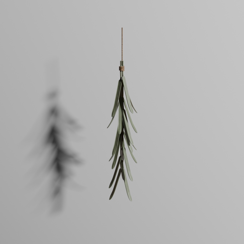 吊りハーブ素材セット(3種)|中世ファンタジー風素材