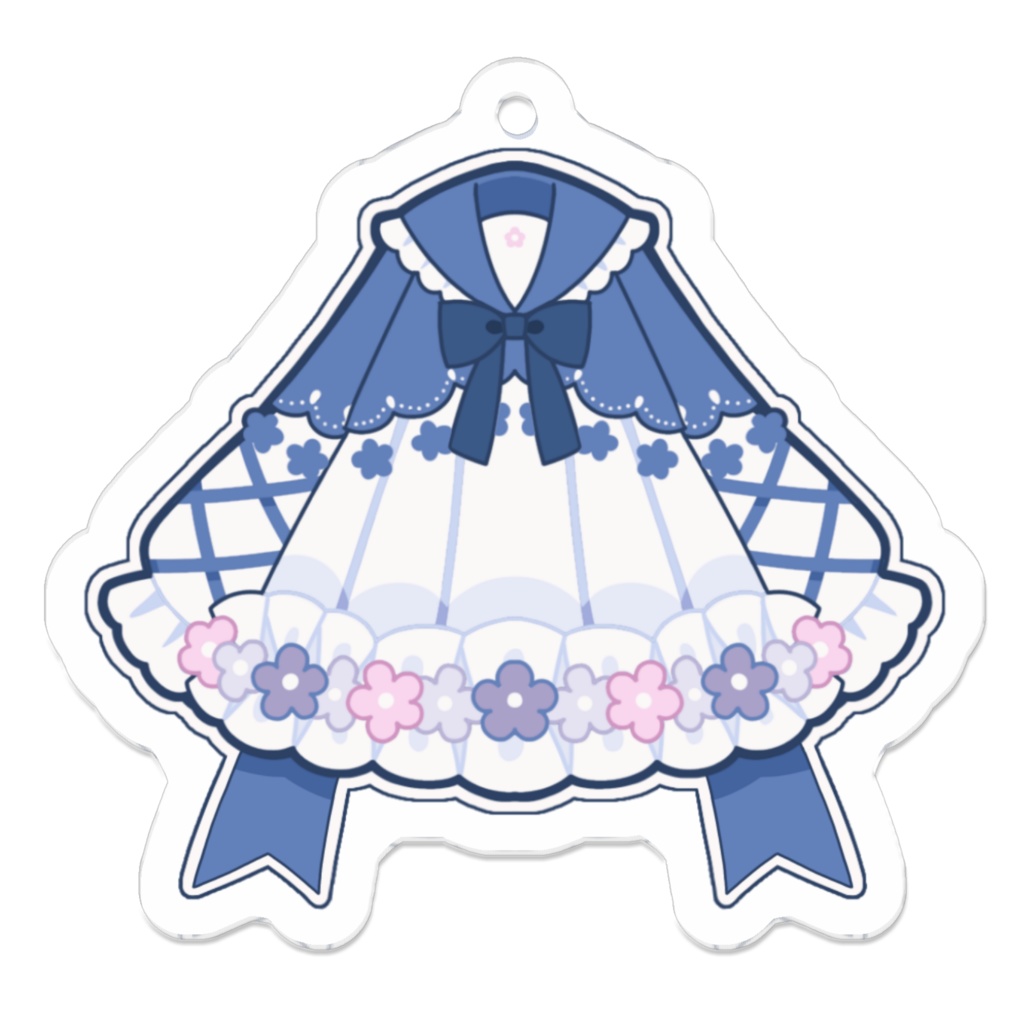 花海ふわり 誕生日記念グッズ2026 アクリルキーホルダー（お洋服ver.）