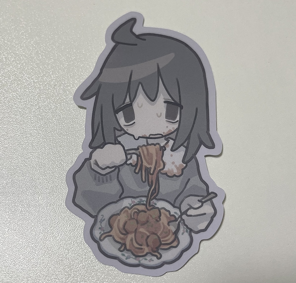ステッカー スパゲッティ (sloppy spaghetti sticker)