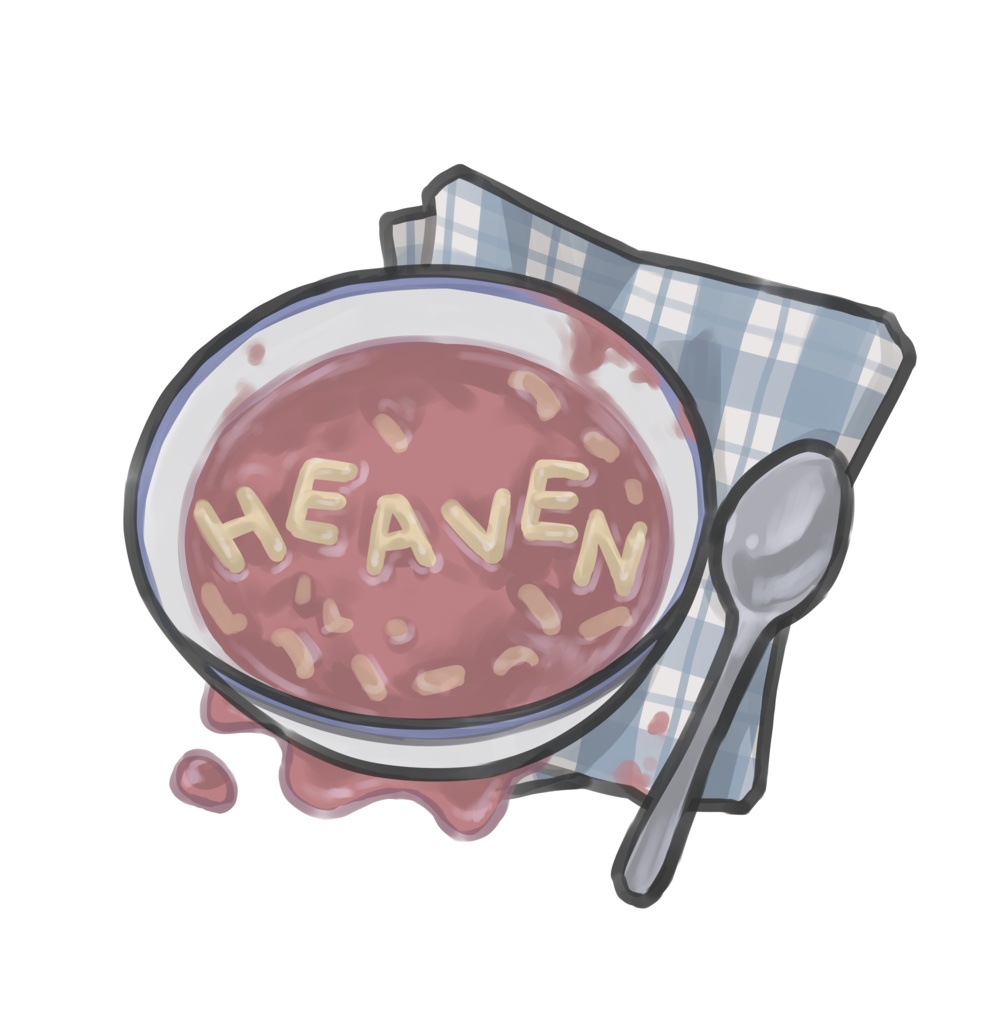 ステッカーシート(comfy food sticker sheet)