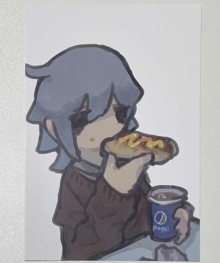 Yummy postcard set (purchase benefits included) :ポストカード2枚セット 購入特典付き