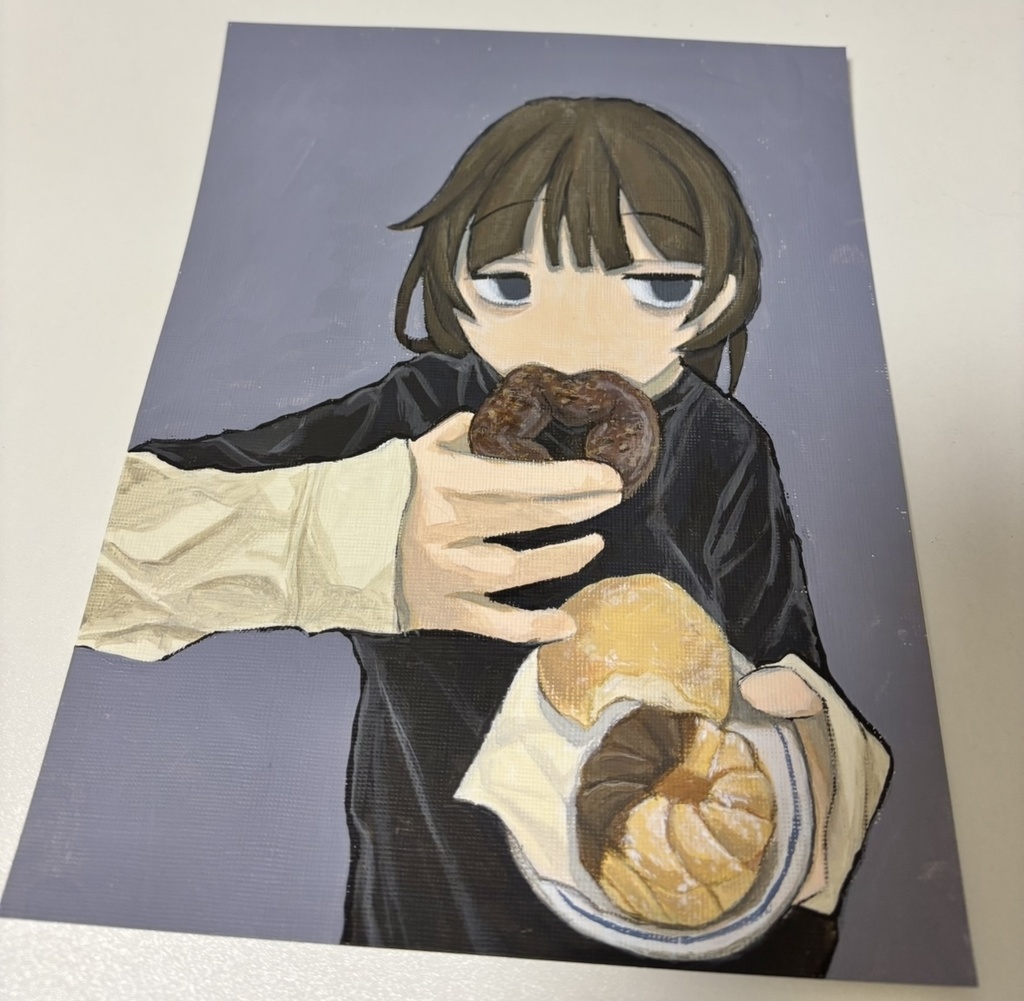 アクリル原画 Original Acrylic Painting "Doughnuts"