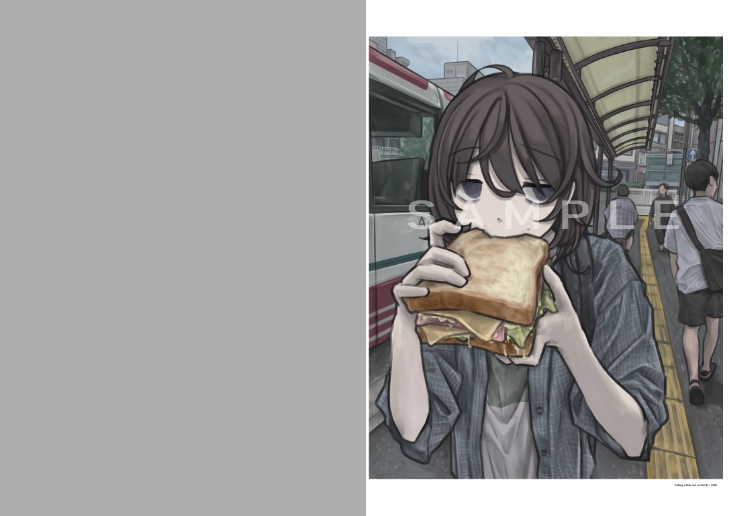 イラスト本「Gloomy Meals」(Illustration Book)