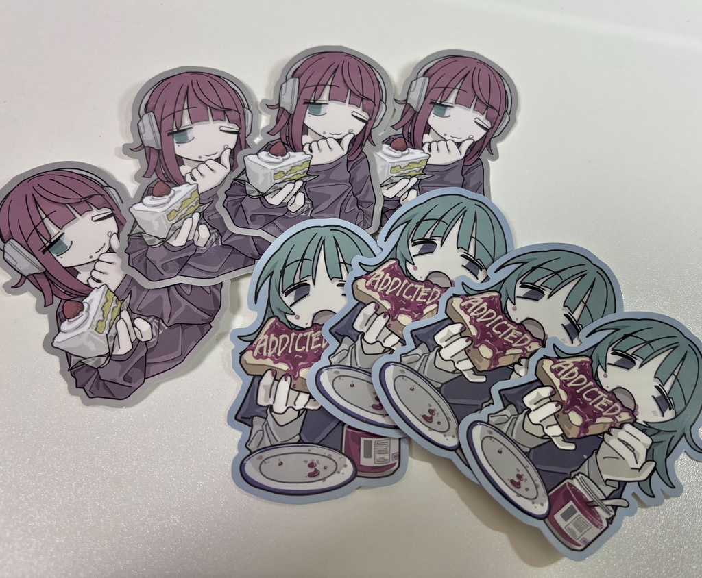 新作ステッカー2種セット(New Sticker Set)