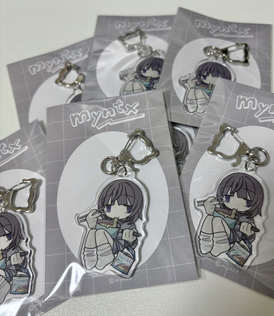 アクリルキーホルダー【ラーメン🍜】(Acrylic Key Chain)