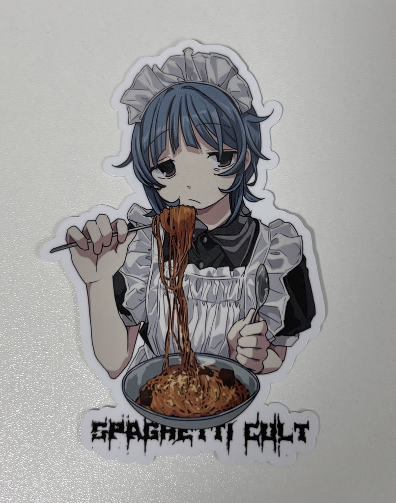 spaghetti cultメイドステッカー(spaghetti cult maid sticker)