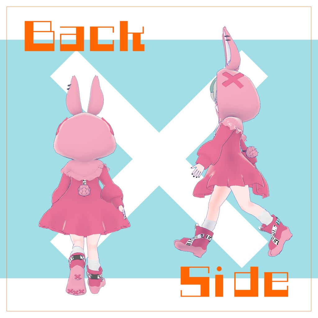 オリジナル3Dモデル Lapinちゃん