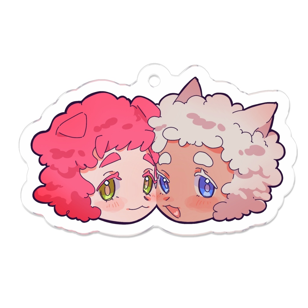 ふたり仲良しキーホルダー