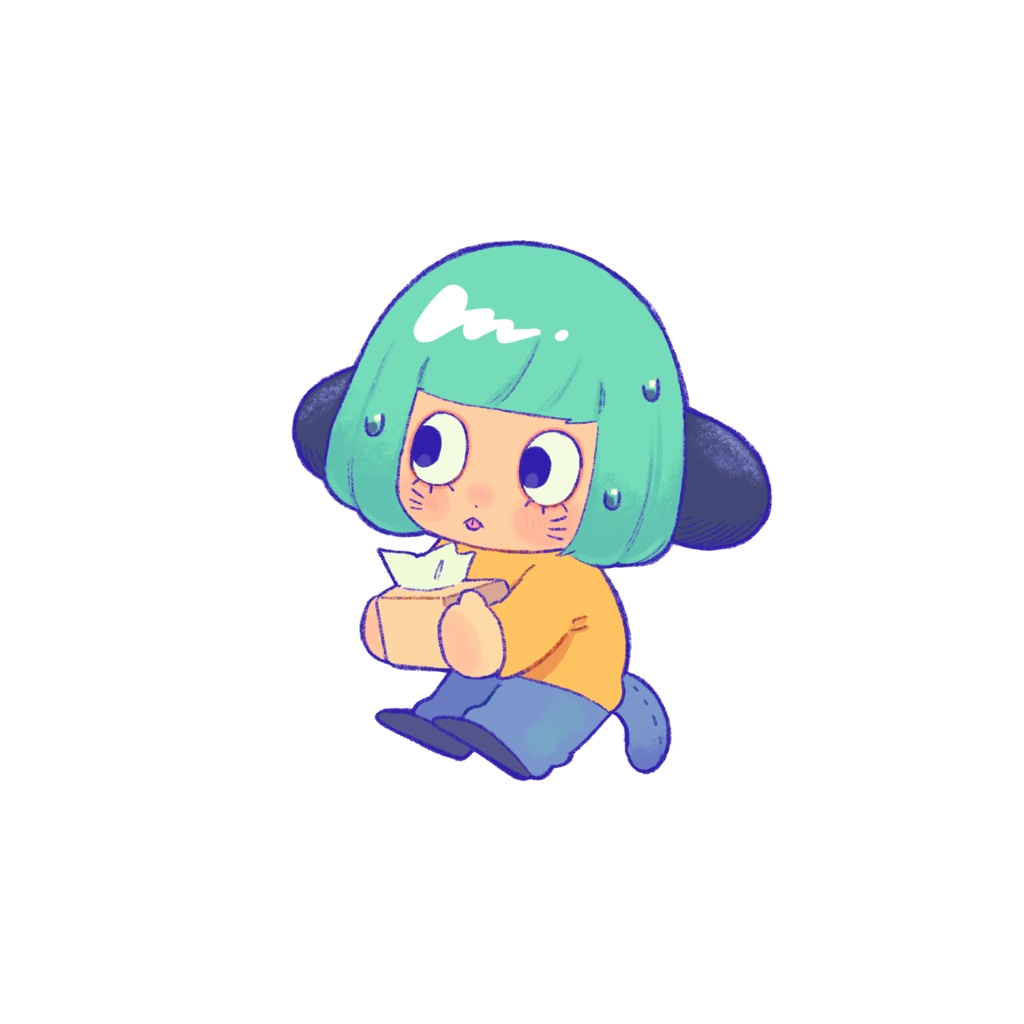 ニョンアクリルキーホルダー