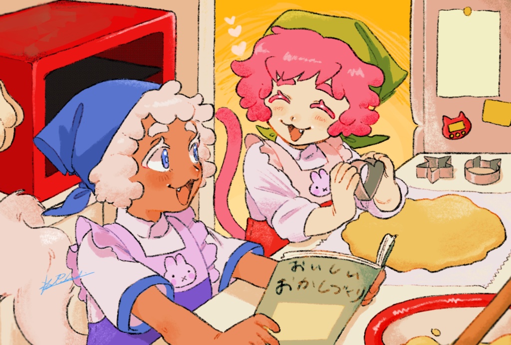 《ポストカード》おかしづくり