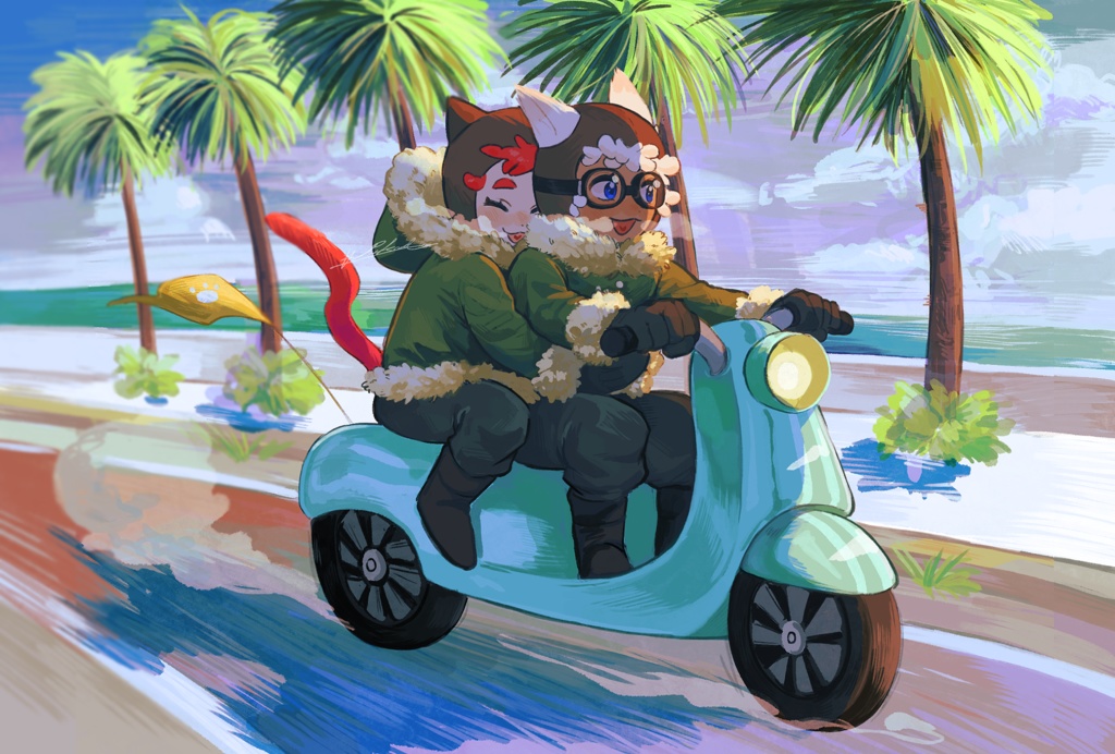 【ポストカード】ツーリング