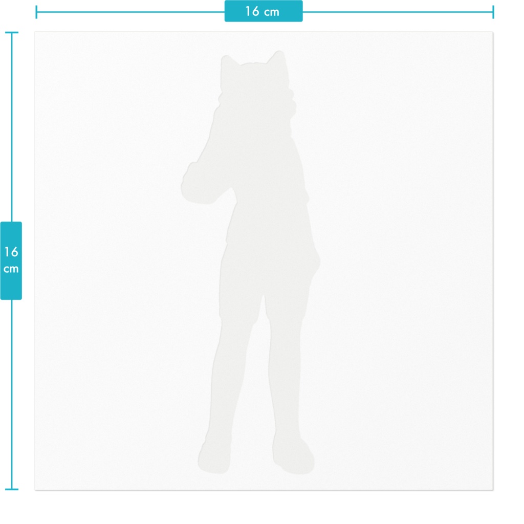月山チヅル 超カッコいいステッカー