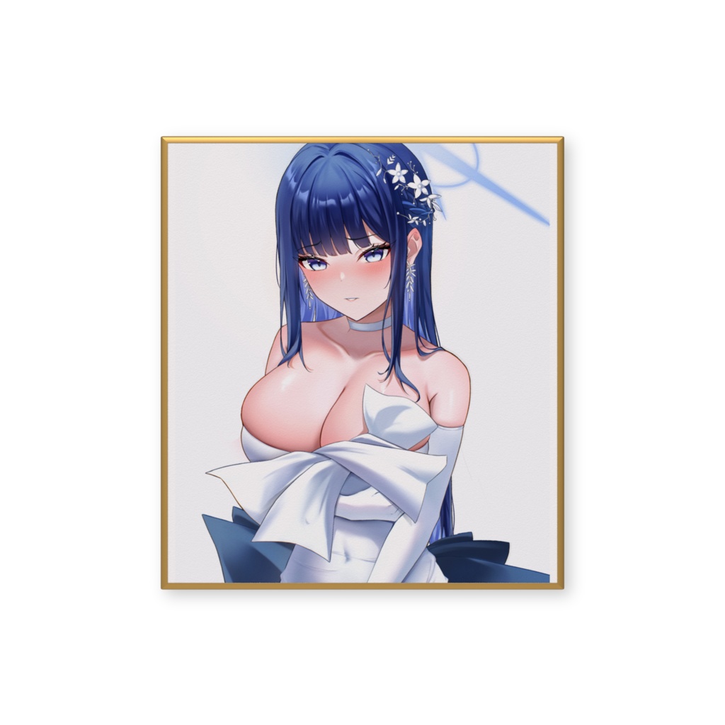 ブルアカ 錠前サオリ ミニ色紙