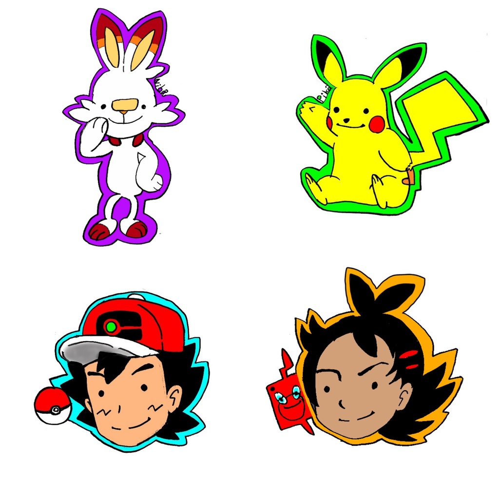 アニポケシール４枚セット