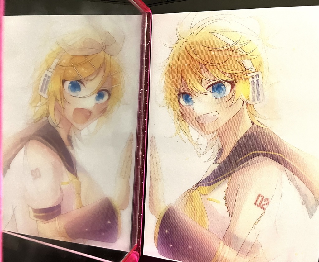 鏡音レンチキュラーポストカード