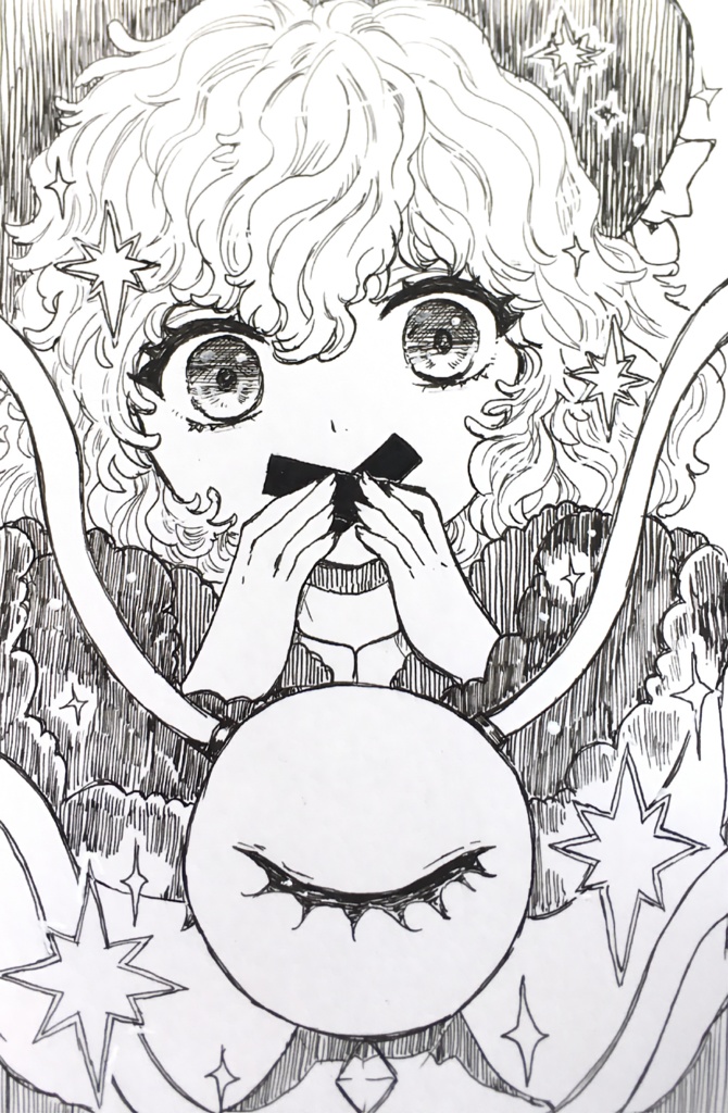 ドローイング原画＊古明地こいし