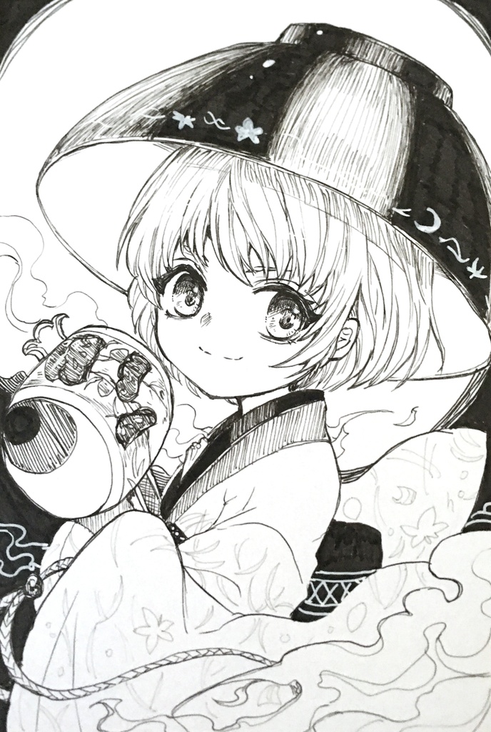 ドローイング原画＊少名針妙丸