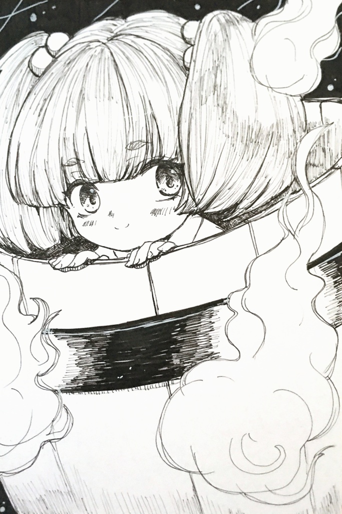 ドローイング原画＊キスメ