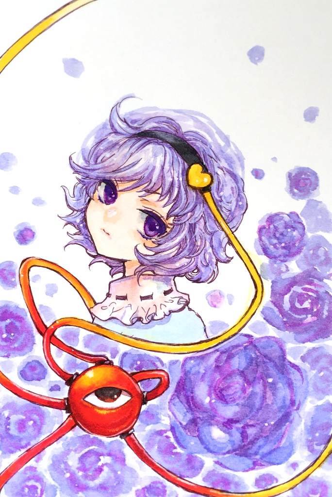 ドローイング原画＊古明地さとり