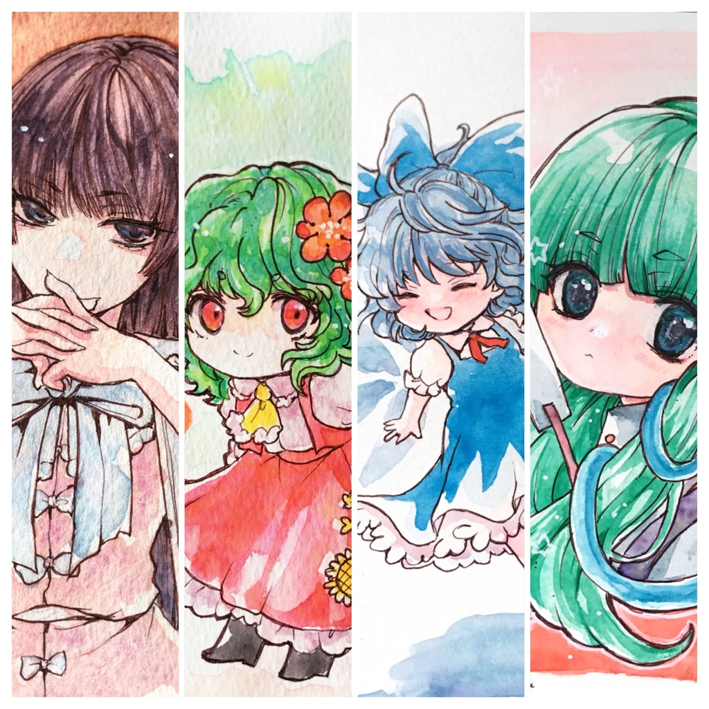 水彩ドローイング原画